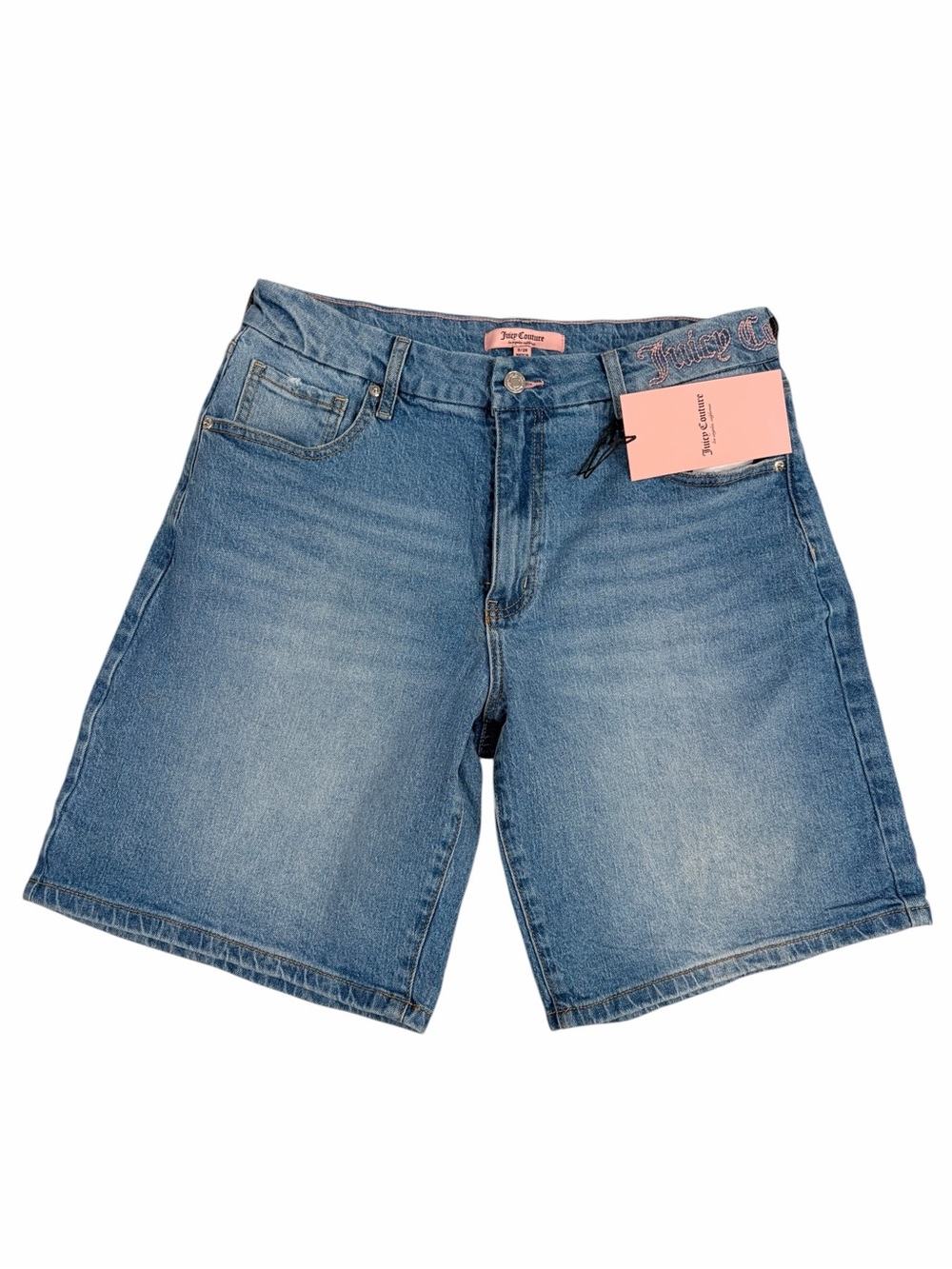 Denim Shorts Sexy Loose Pants Y2K Juicy Couture Capri Jorts Size: 29